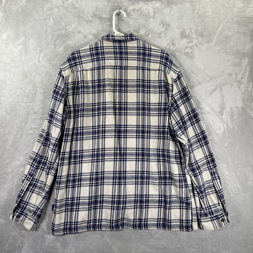 Patagonia Shirt men's Large Fjord Flannel Button Up Long Sleeve Organic Cotton - Picture 16 of 16